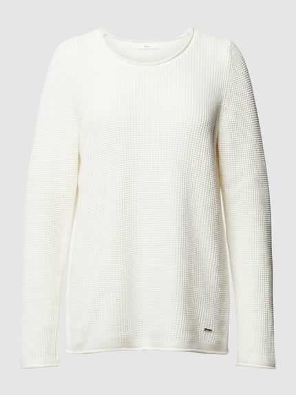 Brax Strickpullover mit Label-Detail Modell 'STYLE.LESLEY' Offwhite 2