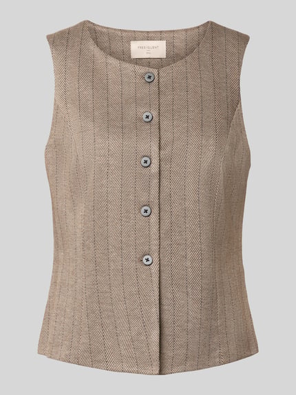 Weste mit Viskose-Anteil Modell 'Bonnie' Shop The Look MANNEQUINE