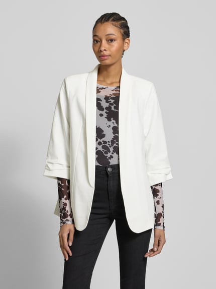 PIECES Blazer mit Schalkragen Weiss 4