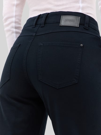 ANGELS Regular Fit Hose mit High Waist Modell 'LARA' Marine 3