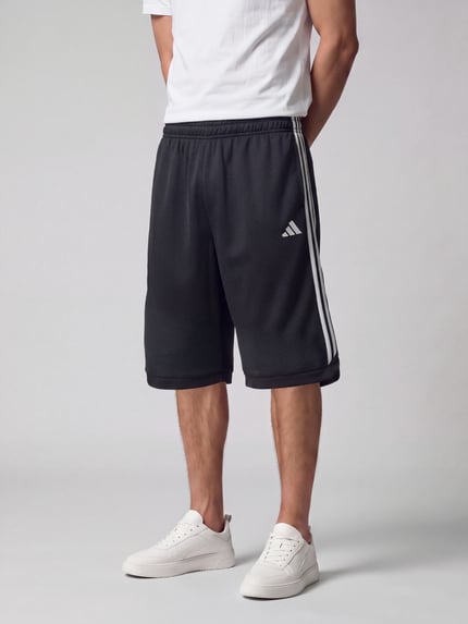 adidas Sportswear Sweatshorts met zijwaartse steekzakken Zwart - 4