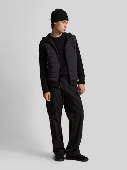 Polo Ralph Lauren Bluza rozpinana ze steppowanym przodem Czarny 1