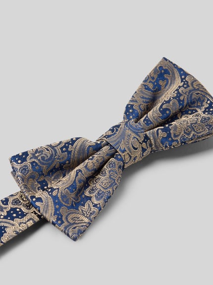 MONTI Seidenfliege mit Paisley-Muster Modell 'Flavio' Beige 2