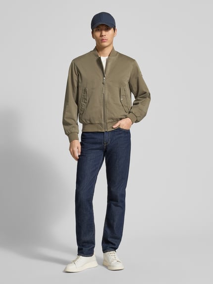 Marc O'Polo Regular Fit Blouson aus reiner Baumwolle Hellbraun 1