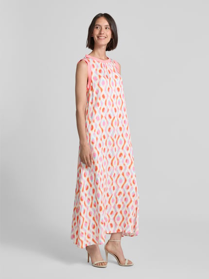 Emily Van den Bergh Midikleid mit breiten Trägern Offwhite 1