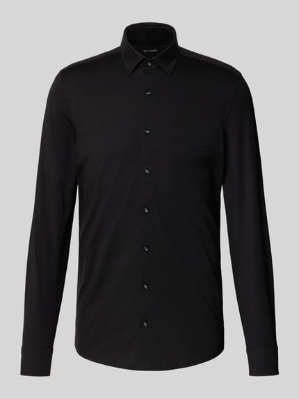 OLYMP No. Six Super Slim Business-Hemd mit Kentkragen Black 2