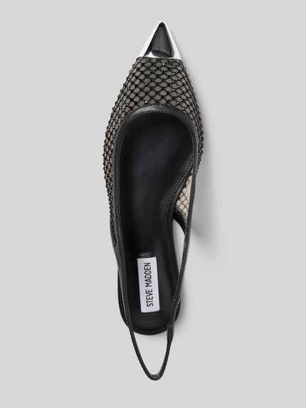 Steve Madden Ballerina met blokhak model 'MARISSA' Zwart - 3