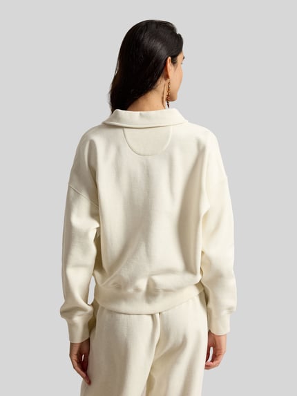 Polo Ralph Lauren Loose Fit Sweatshirt aus Baumwoll-Mix Offwhite 5