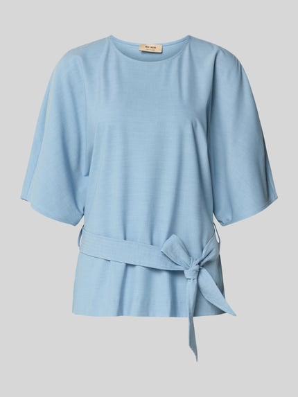Relaxed Fit Bluse aus Viskose-Mix Modell 'Rikas' Shop The Look MANNEQUINE