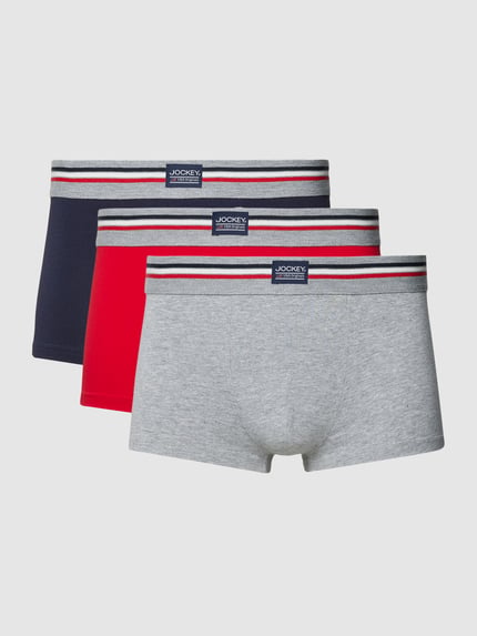 Jockey Korte jeans met logodetail in een set van 3 stuks Rood - 1