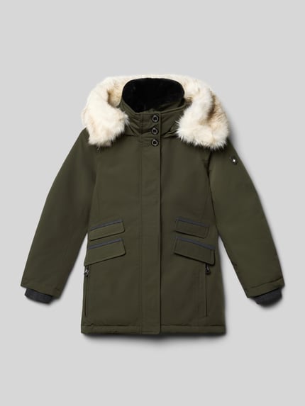 Wellensteyn Regular Fit Parka mit Kunstfell Modell 'Enterprise' Oliv 1