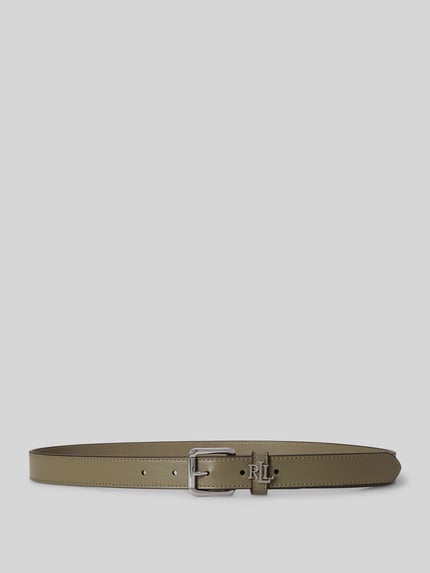 Lauren Ralph Lauren Riem van echt leer met logodetail Olijfgroen - 1