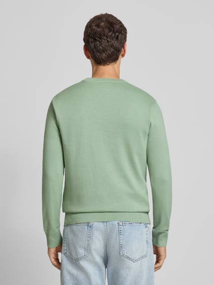 Tom Tailor Denim Regular Fit Strickpullover aus Baumwolle Mint 5