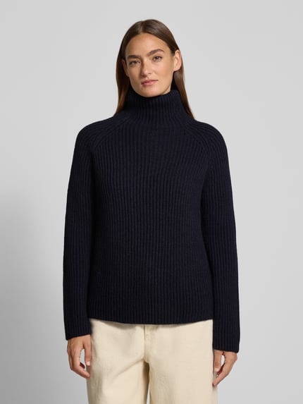 DRYKORN Strickpullover mit Stehkragen Modell 'ARWEN' Marine 4