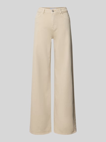 Wide & Loose Fit Jeans aus Baumwoll-Mix Modell 'SILKE' Shop The Look MANNEQUINE