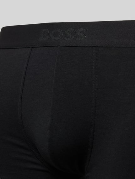 BOSS Trunks mit elastischem Logo-Bund im 3er-Pack Modell 'ONE' Black 2