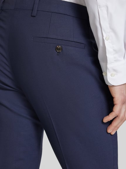 JOOP! COLLECTION Extra Slim Fit Anzughose mit Strukturmuster Marine 3