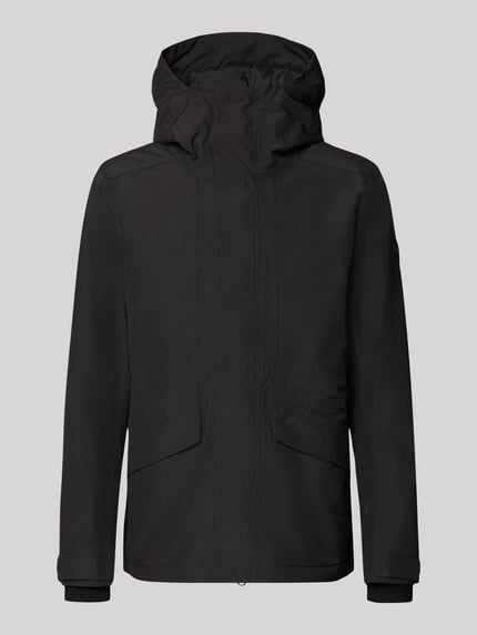 Didriksons Regular Fit Jacke mit Kapuze Modell 'Adam' Black 2