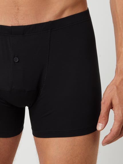 HANRO Boxershorts met stretch  Zwart - 2