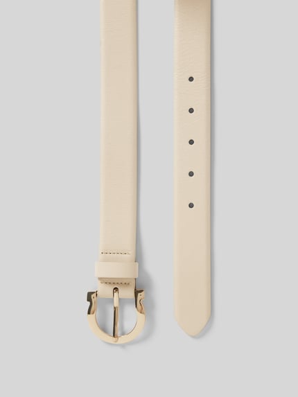 Weinmann Riem van leer met doornsluiting model 'SETA' Beige - 3