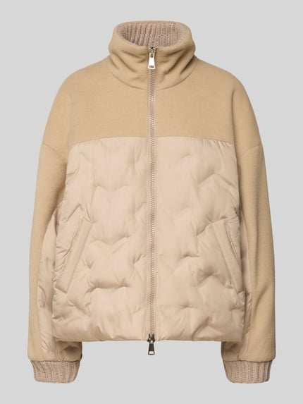 White Label Relaxed fit jack met tweewegsritssluiting Zand - 2