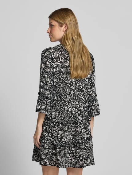 VERO MODA Mini-Tunikakleid aus reiner Viskose Modell 'EASY JOY' Black 5