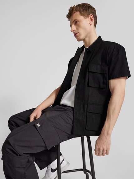 The Hundreds Freizeithemd mit Brusttaschen Black 3