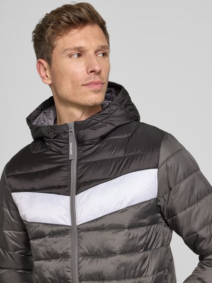 JACK & JONES Steppjacke mit Reißverschluss Mittelgrau 3