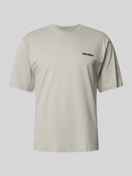 Relaxed Fit T-Shirt aus reiner Baumwolle Shop The Look MANNEQUINE