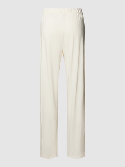 BOSS Straight leg sweatpants met tunnelkoord Wit - 3