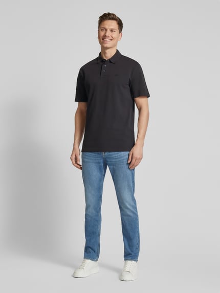 Armani Exchange Poloshirt met korte knoopsluiting Marineblauw - 1