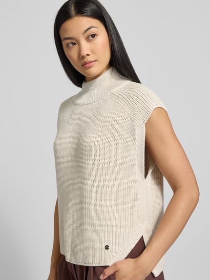 monari Spencer met labeldetail Ecru - 3