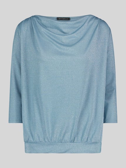 Betty Barclay 3/4-Shirt mit Wasserfallausschnitt Mint 2