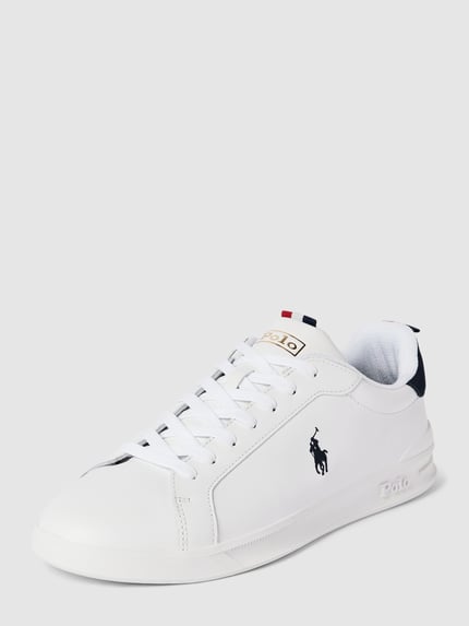 Polo Ralph Lauren Low Top sneaker van echt leer model 'HERITAGE COURT II' Wit - 1