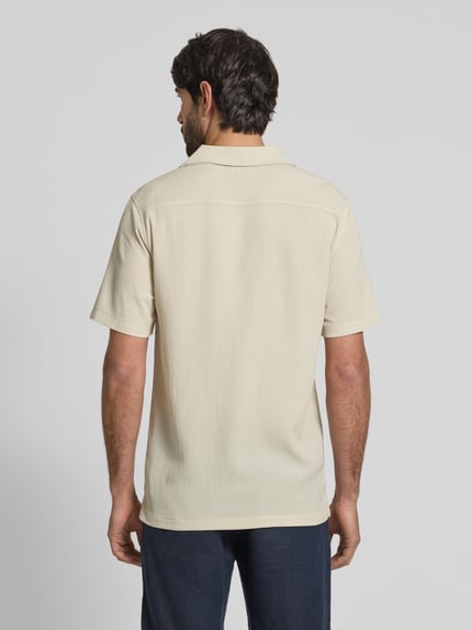Lindbergh Relaxed Fit Freizeithemd mit Reverskragen Sand 5