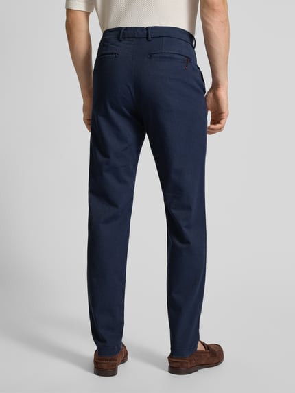 CINQUE Slim fit stoffen broek met achterzakken model 'Brody' Marineblauw - 5
