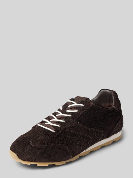 Marc O'Polo Sneaker mit strukturierter Oberfläche Modell 'Fabiana 4' Dunkelbraun 1
