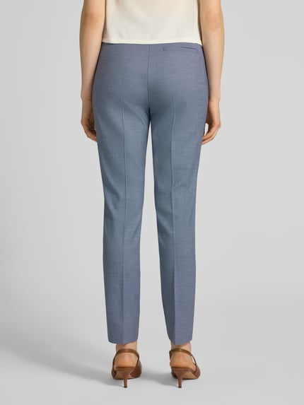 COMMA Hose mit Bügelfalten und Gesäßtasche Marine 5