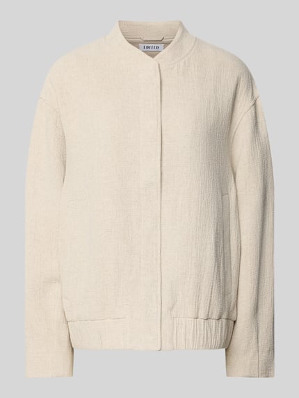 EDITED Jack met blinde knoopsluiting, model 'Malia' Beige - 2