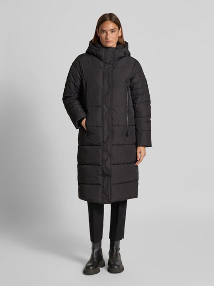 Tom Tailor Regular Fit Steppmantel mit doppelten Reißverschlusstaschen Black 4