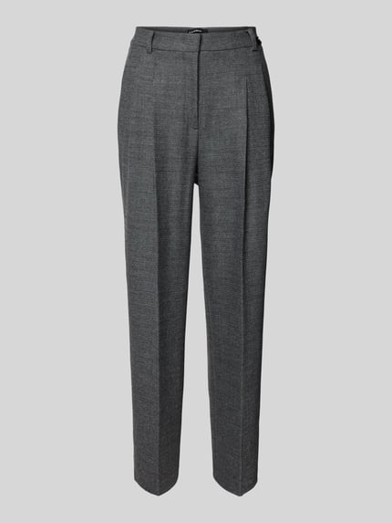 CAMBIO Regular Fit Stoffhose mit Viskose-Anteil Modell 'EMILIE' Black 2