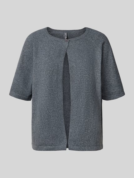 PIECES Kardigan o kroju regular fit z zapięciem na guzik model ‘BREE’ Ciemnożółty 2