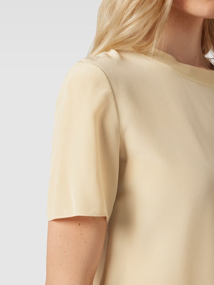 Joseph Blouseshirt van viscosemix Lichtgeel - 3