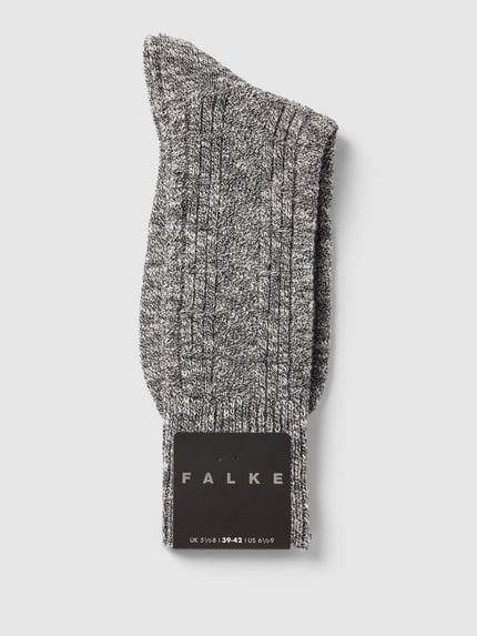 FALKE Socken in melierter Optik Modell 'Pile' Anthrazit Melange 3