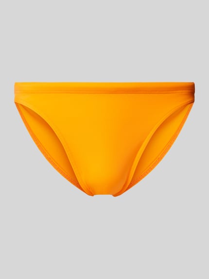 HOM Zwembroek in effen design, model 'SEA LIFE' Oranje - 1