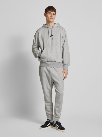 adidas Sportswear Hoodie mit Label-Stitching Hellgrau 1