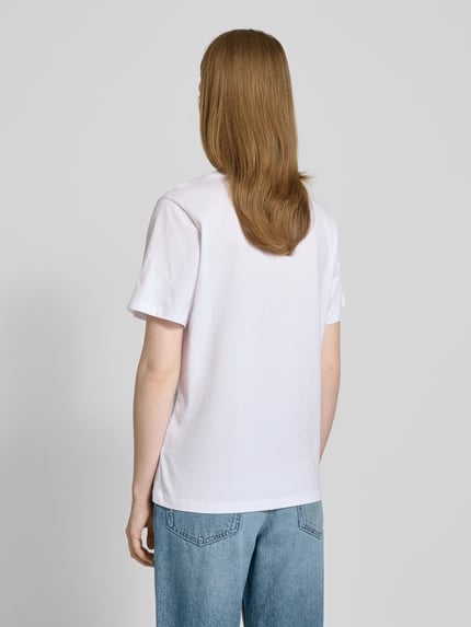 Smith and Soul T-Shirt mit Motiv-Stitching Weiss 5