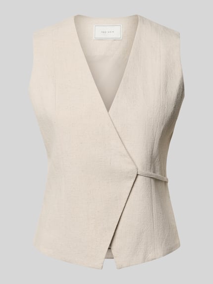 Weste in Wickel-Optik Modell 'Samara' Shop The Look MANNEQUINE