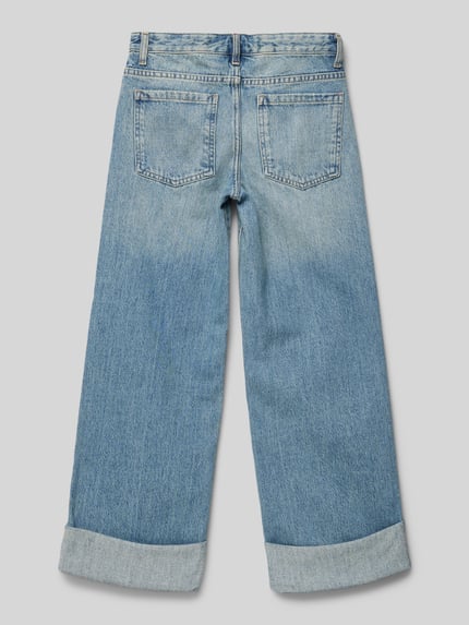 ONLY Baggy Jeans aus Baumwoll-Mix Modell 'BROOME' Blau 3