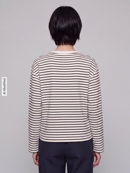 s.Oliver RED LABEL Bluza o kroju relaxed fit z mieszanki wiskozy Złamany biały 5